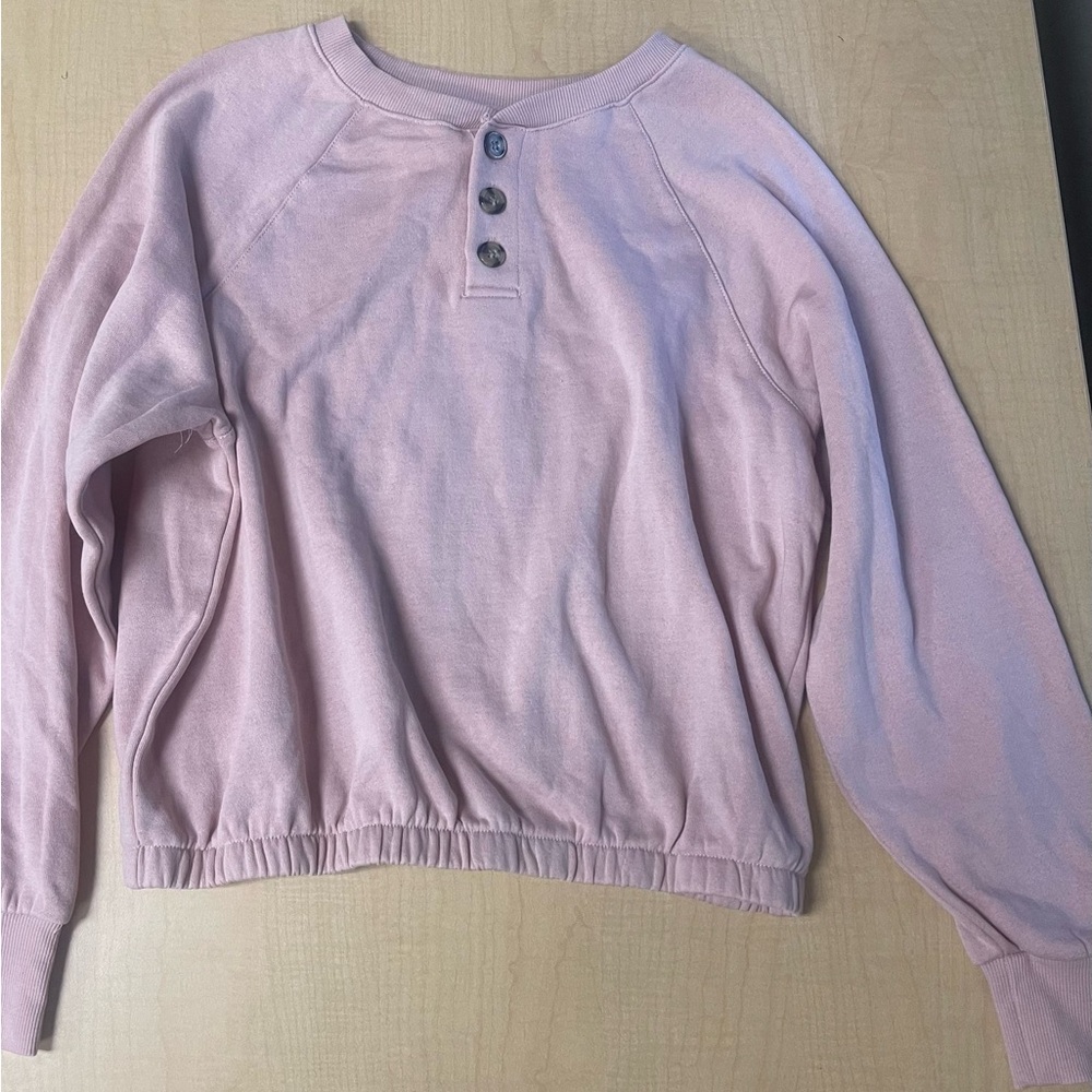 Women's Pink Sweater Hippie Rose Boutique size medium - Picture 2 of 6